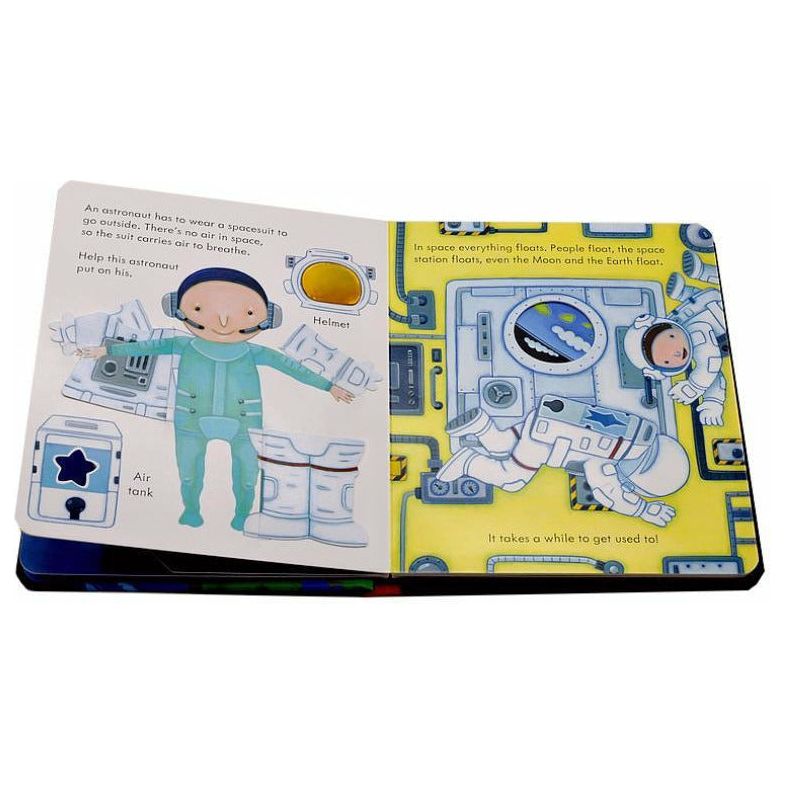 Peep Inside Space - Usborne Lift-the-Flap Children's Book | Explore Planets & Stars | Perfect for Bedtime Stories & Early Learning