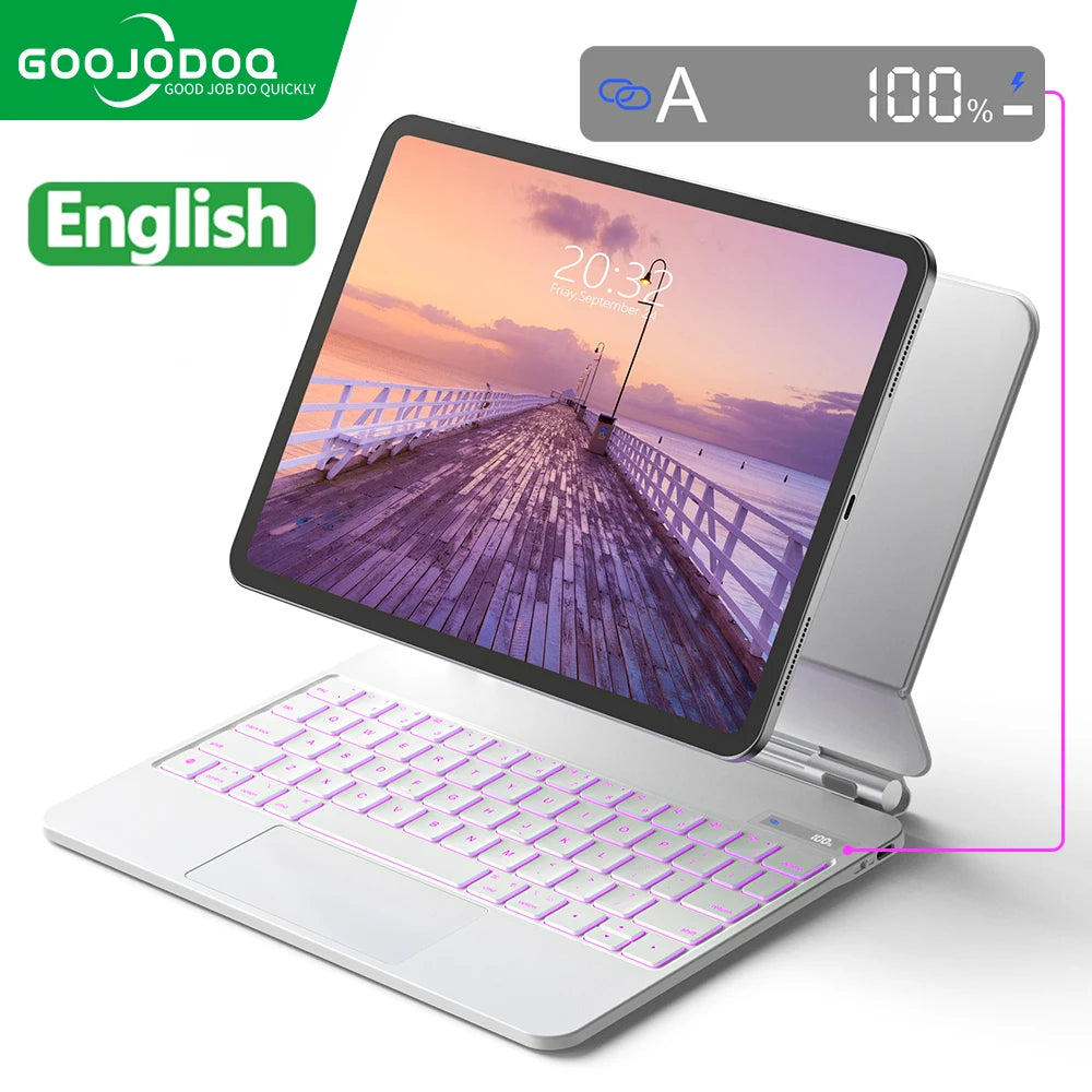 2024 iPad Pro 11-inch with Magic Keyboard - LCD Multi-Touch Display & Trackpad | Perfect for Work, Study & Creative Projects