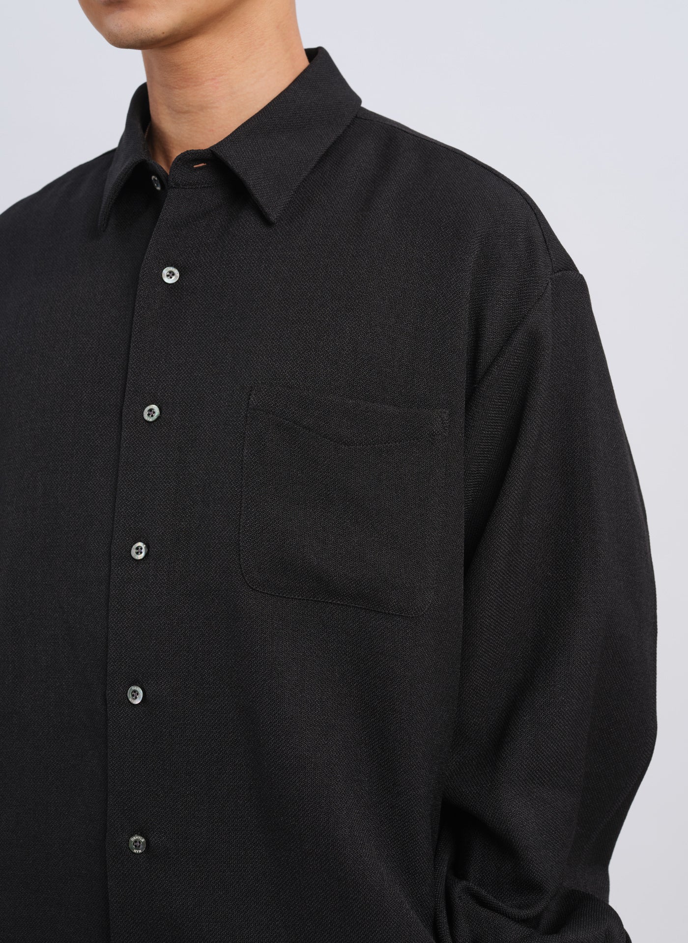 Premium Polyester Dobby Classic Shirt for Men - Comfortable Business Casual Wear for Office & Formal Occasions