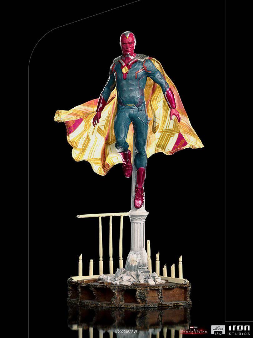 Iron Studios WandaVision Vision BDS Art Scale Statue 1/10 - Premium Collectible Figure for Marvel Fans, Home Display & Comic Con Decor