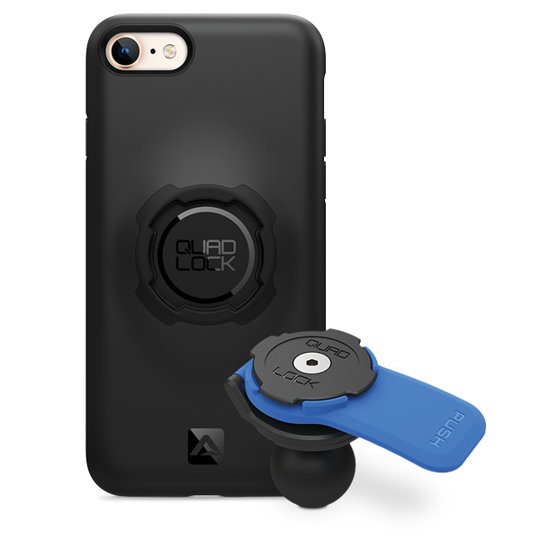1 Ball Motorcycle Phone Mount Kit - Universal Adjustable Handlebar Holder for iPhone & Smartphones - Perfect for GPS Navigation & Hands-Free Riding