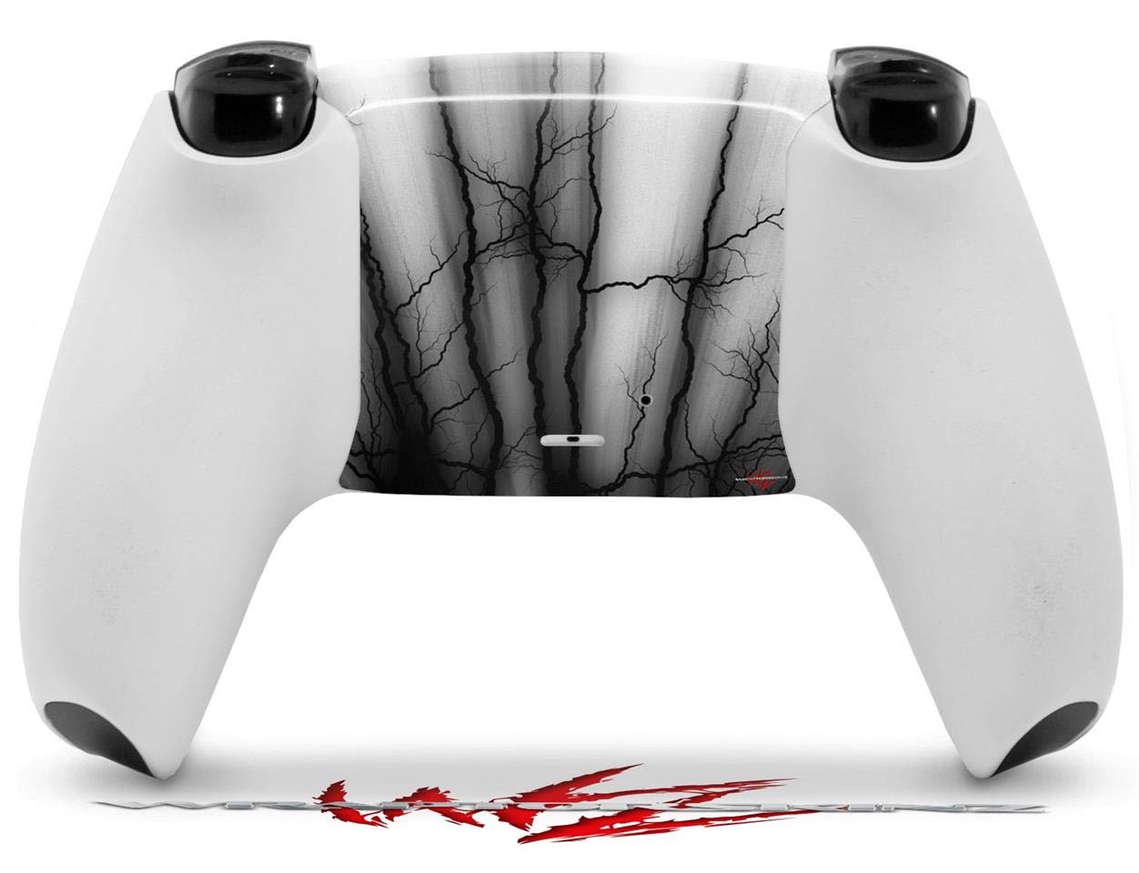 PS5 DualSense Controller Skin Wrap - Lightning Black for Gaming Protection