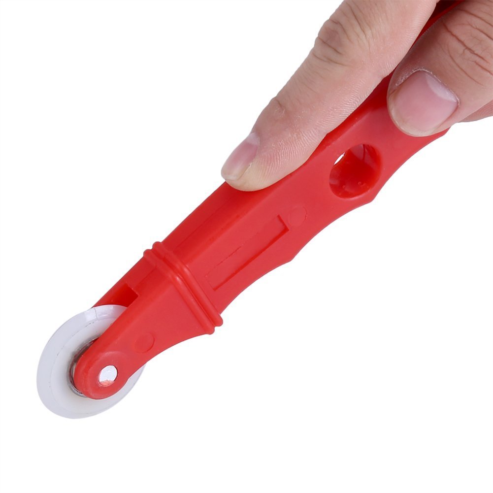 Nylon Wheel Screen Rolling Tool with Plastic Handle - Screen Spline Roller for Sliding Screen Door Repair & Replacement - Durable Screening Tool for DIY Home Improvement & Window Screen Maintenance