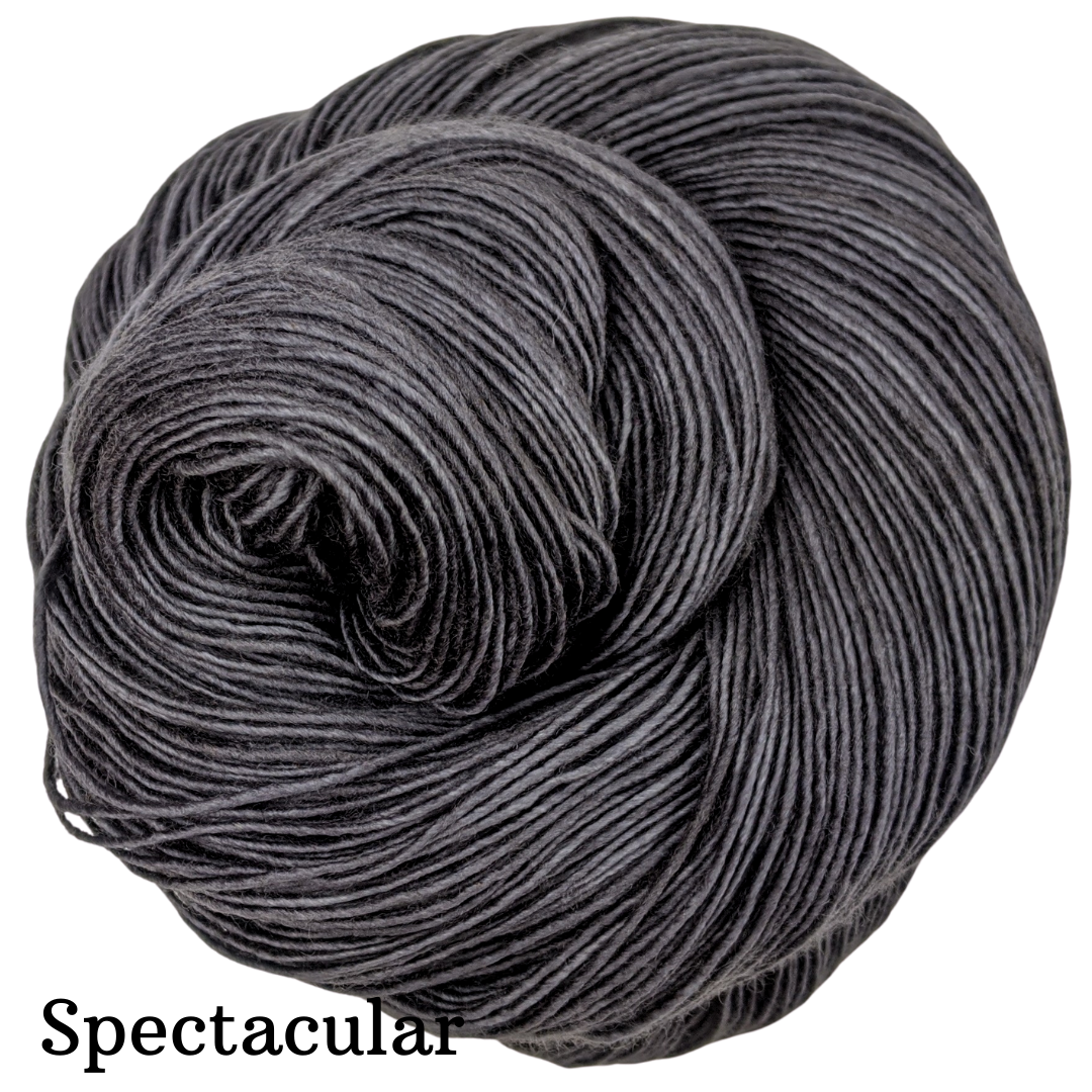 Knitcircus Yarns - Fade to Black Semi-Solid Hand-Dyed Skeins | Custom Order Yarn for Knitting & Crocheting Projects