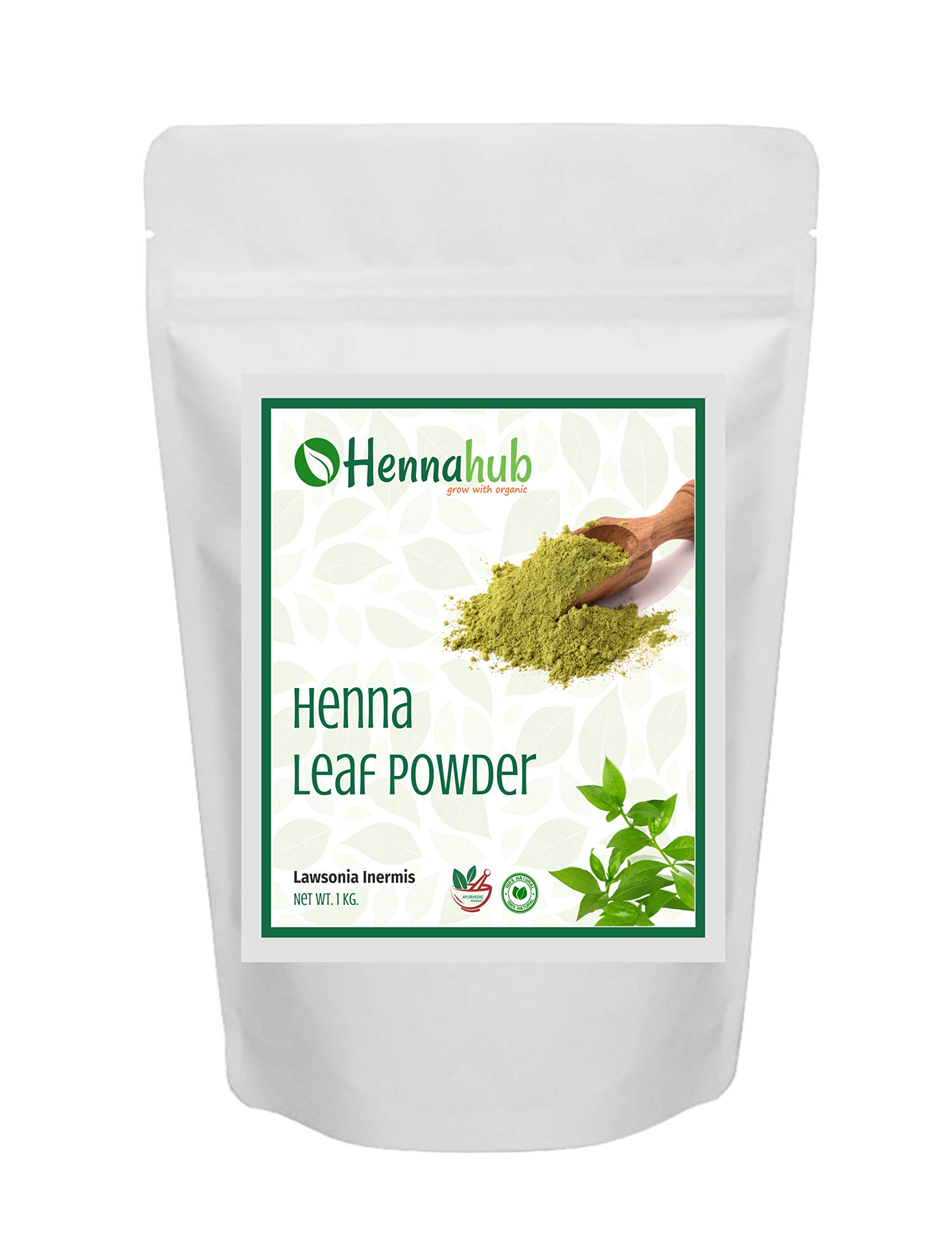 Natural Henna Powder 1KG + Indigo Powder 200g for Hair Coloring | 100% Organic Herbal Hair Dye for Gray Coverage & Conditioning | Perfect for DIY Hair Care at Home & Salon Use