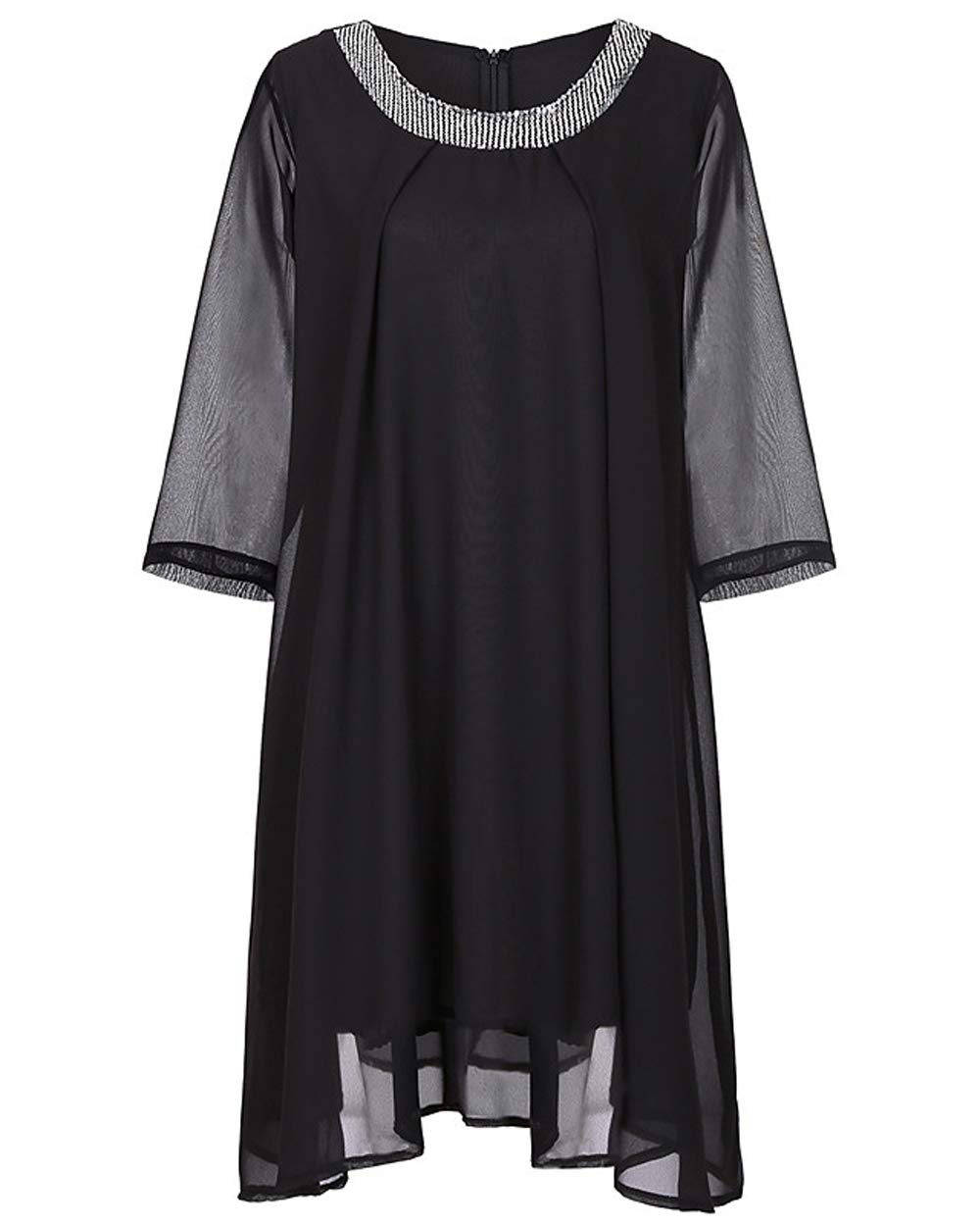 Elegant A-Line Chiffon Mother of the Bride Dress with Jacket - Wedding Guest & Grandmother Formal Gown for Church Ceremonies, Receptions & Special Occasions