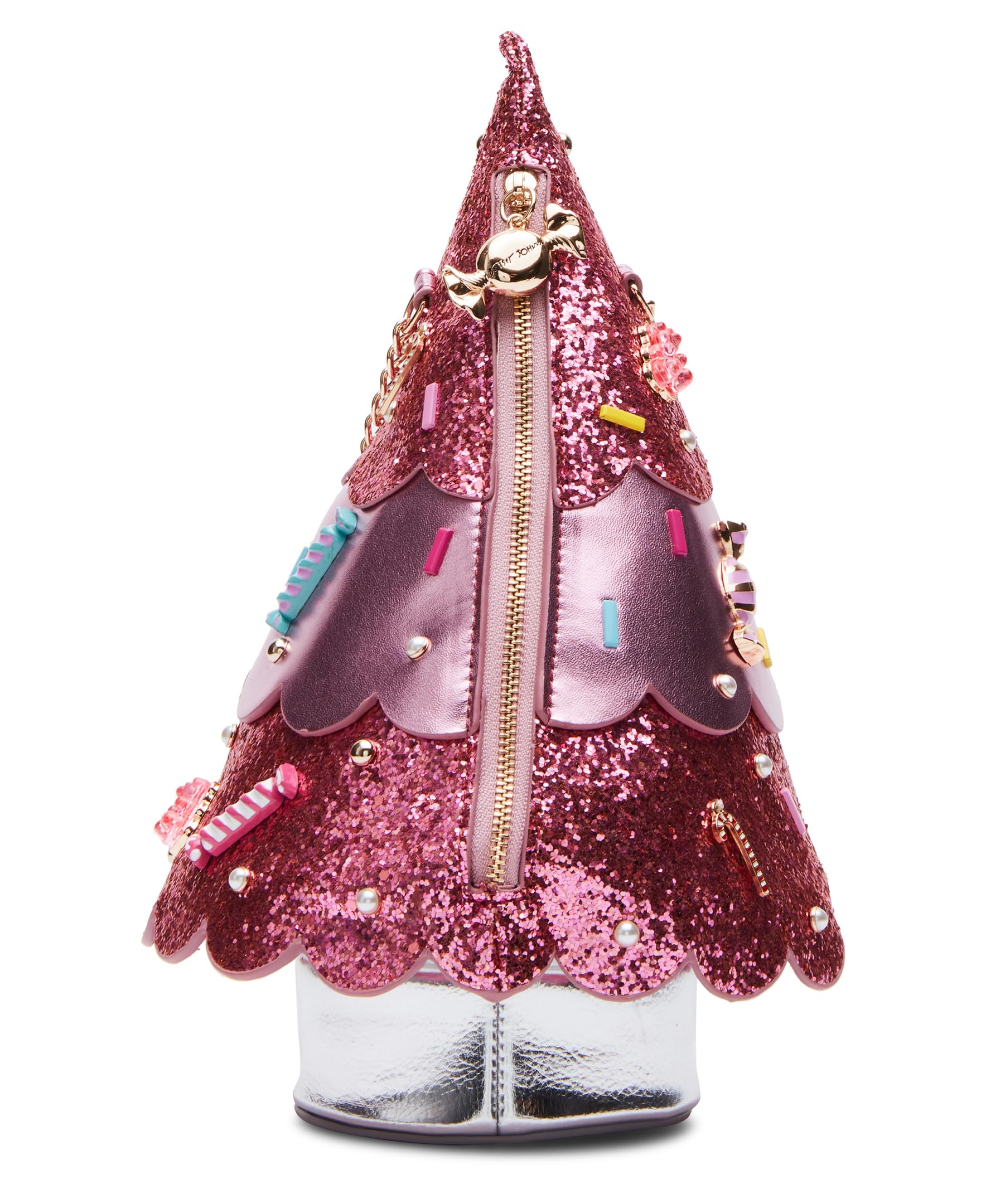 Betsey Johnson Candy Tree Crossbody Bag in Pink - Stylish and Trendy Women's Shoulder Purse for Parties, Dates & Everyday Use