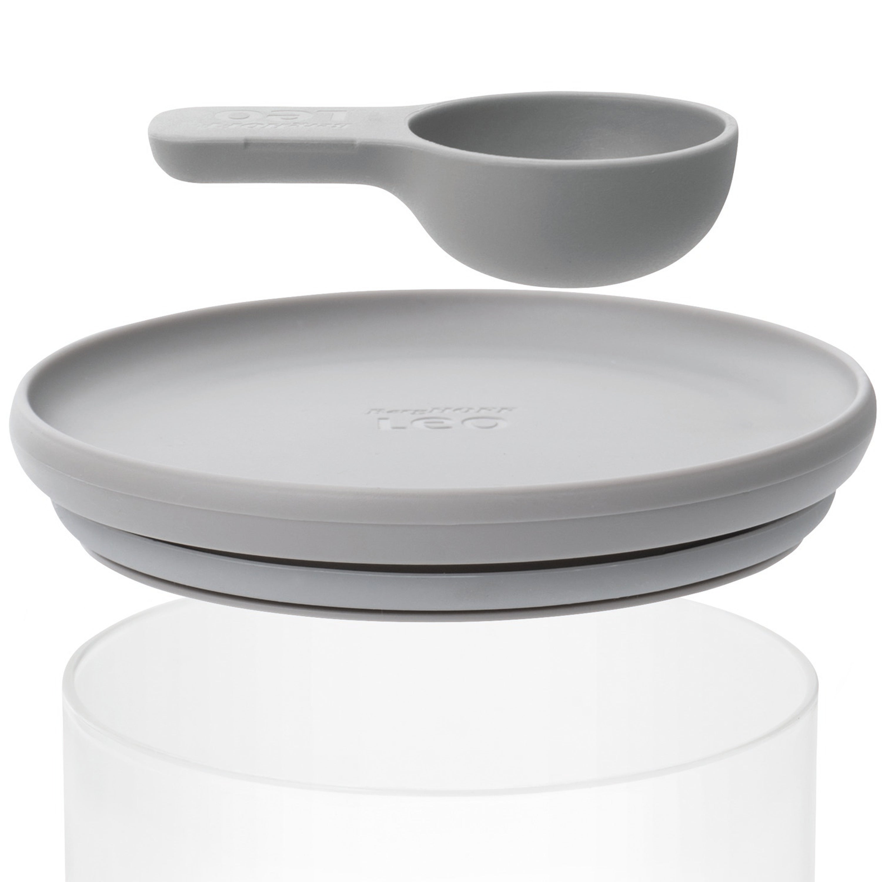 BergHOFF Leo 2-Piece Glass Food Storage Container Set with Airtight Lids - Perfect for Meal Prep, Leftovers & Pantry Organization (BPA-Free, Microwave & Dishwasher Safe)