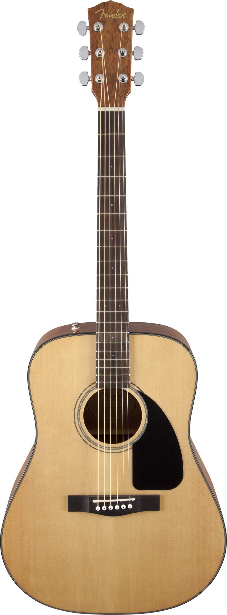 Fender CD-60 Dreadnought Acoustic Guitar Natural Bundle - Includes Gig Bag, Tuner, Strap, Strings, Picks & Instructional Book/DVD | Perfect for Beginners, Campfire Jams & Home Practice