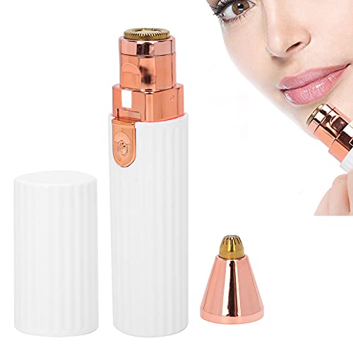 Electric Eyebrow & Facial Hair Trimmer for Women - 2-in-1 Rechargeable Eyebrow Shaper & Lip/Cheek Hair Remover - Painless Epilator for Precise Grooming at Home or Travel (Perfect for Eyebrow Shaping & Quick Touch-ups)