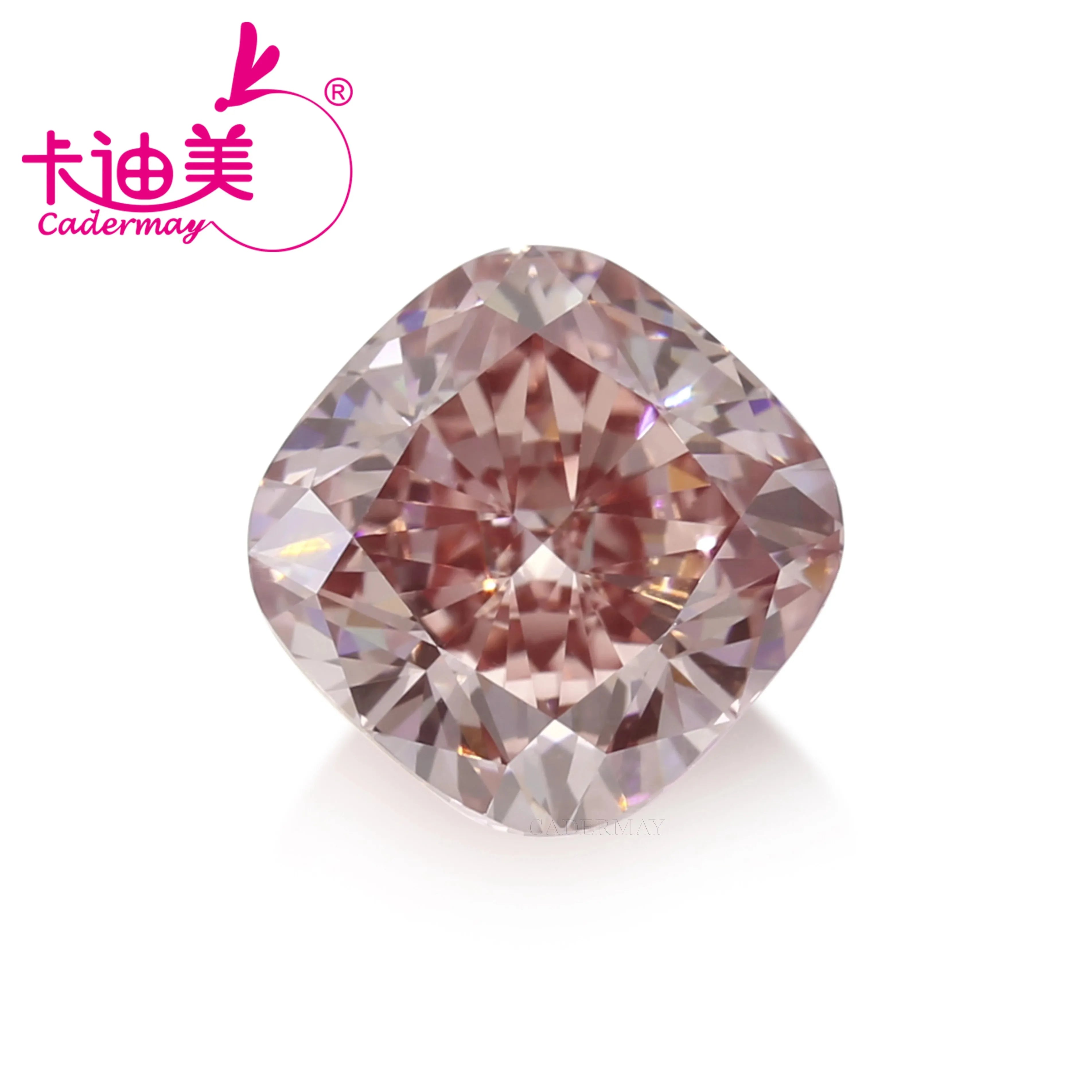 1.55CT VS1 Clarity CVD Lab Grown Loose Diamond - Cushion Cut Fancy Brownish Color for Jewelry Making | Engagement Rings, Necklaces & Custom Designs