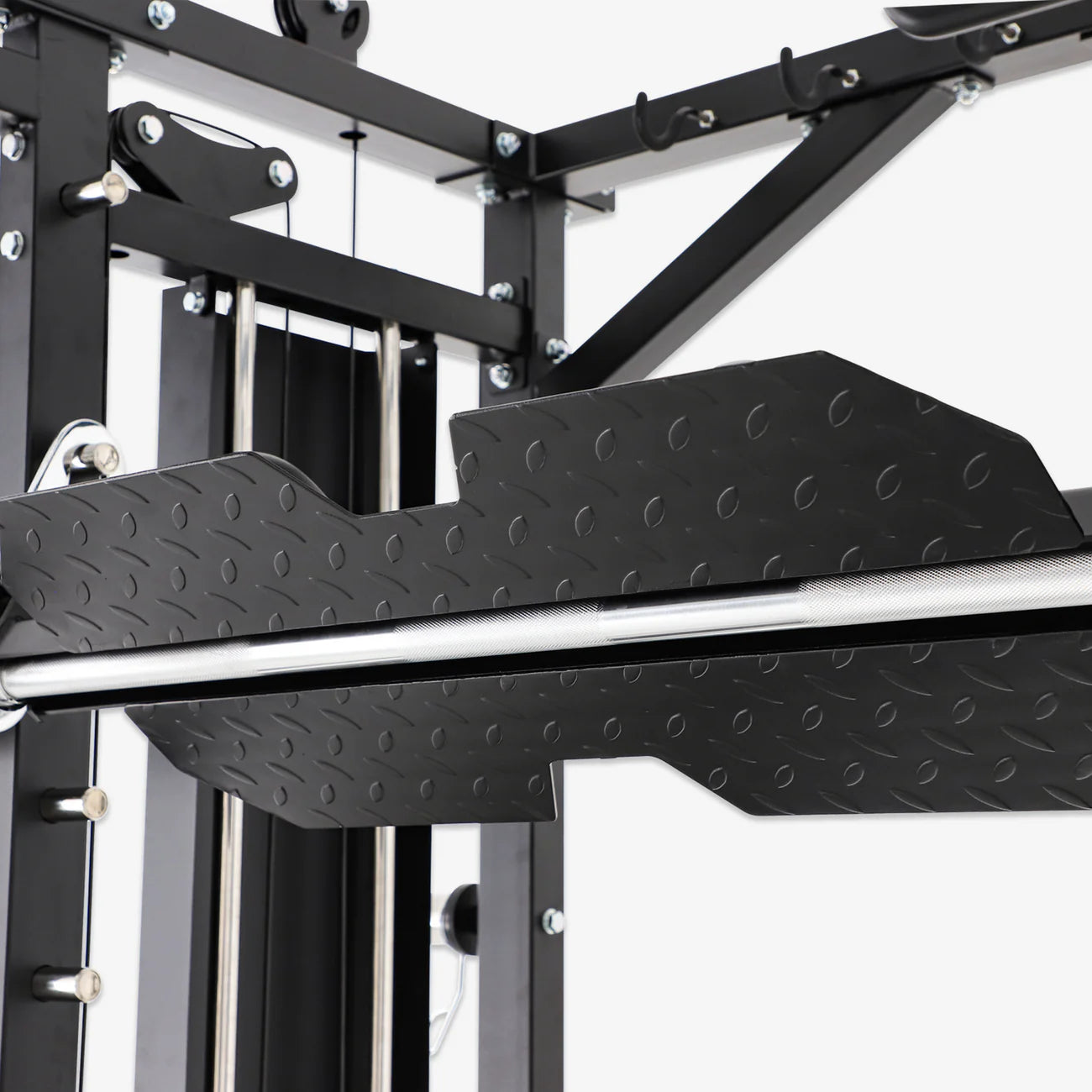 Atlas Strength Smith Machine with Pin-Loaded Weight Stack & Pulley System - AL 3087B Home Gym Equipment for Full-Body Workouts | Perfect for Home Fitness, Strength Training & Muscle Building