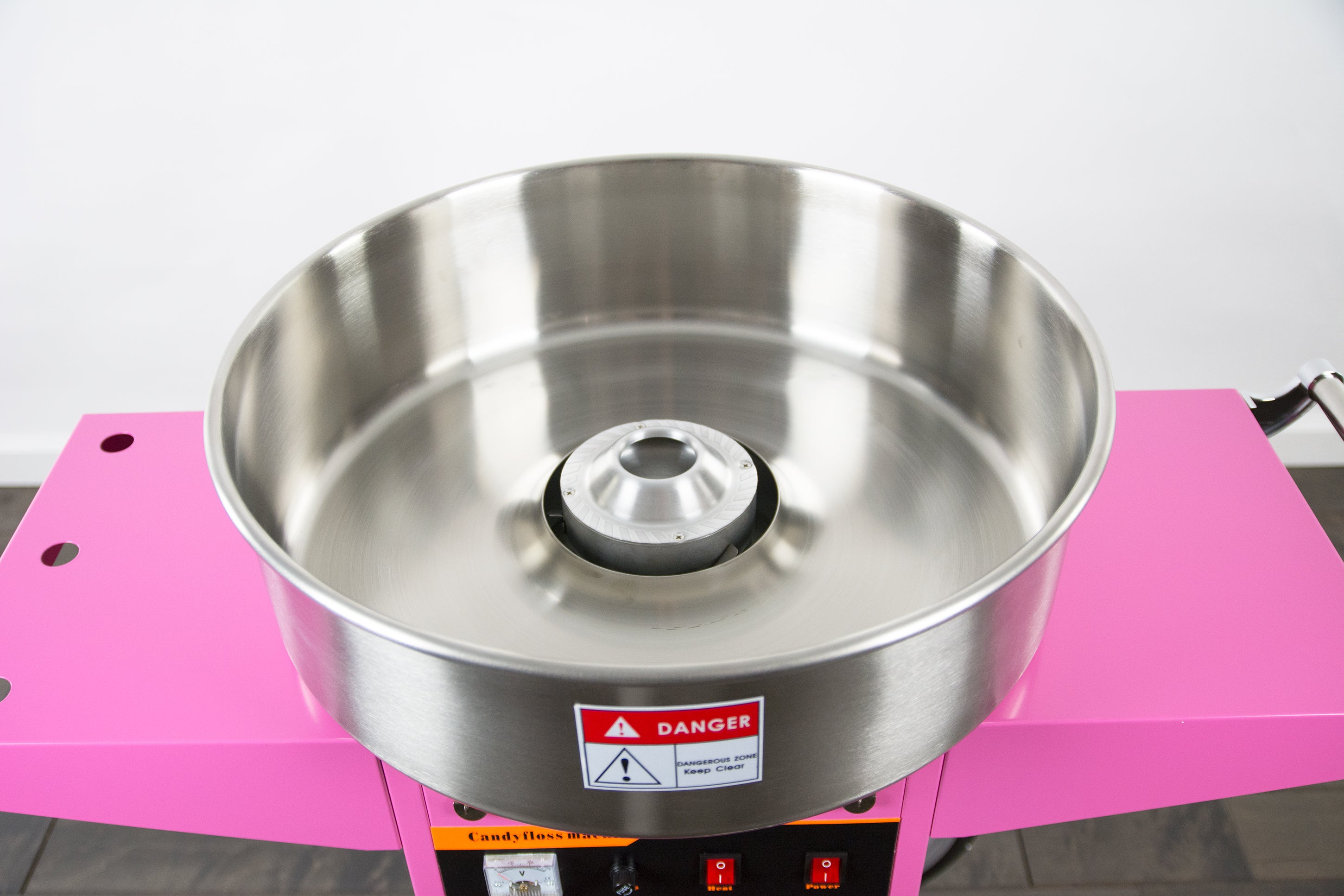 Commercial Electric Cotton Candy Machine with Cart - Perfect for Fairs, Carnivals, and Party Events