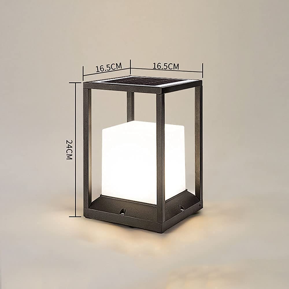 Waterproof IP65 Acrylic LED Column Light - E27/Solar Powered Outdoor Landscape Light for Balcony, Lawn, Garden & Pathway Lighting