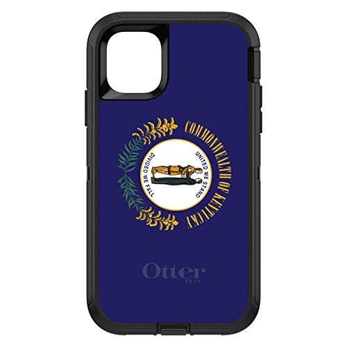 Kentucky State Flag On Black Case