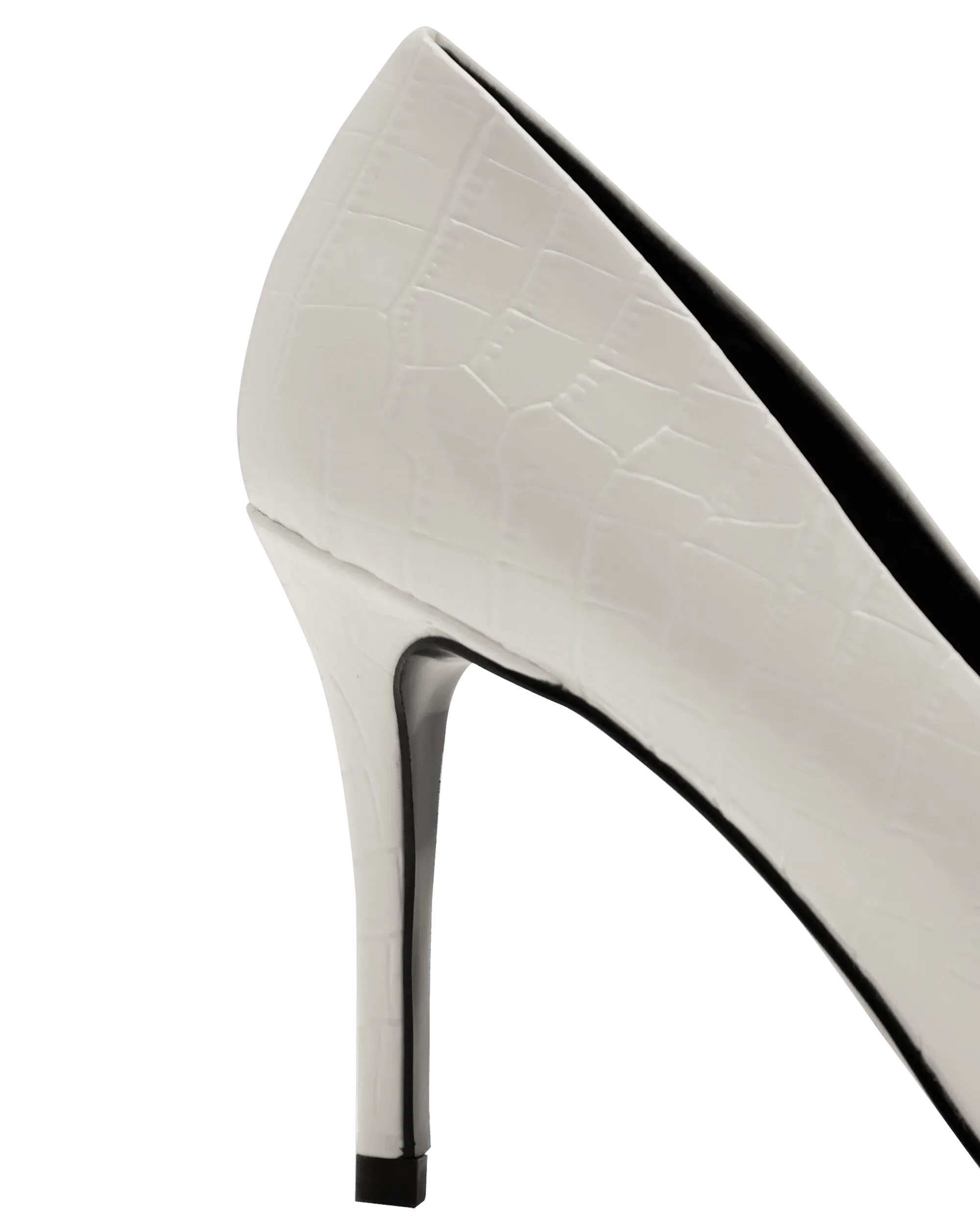 Crocodile Embossed Stiletto Heels for Women - Elegant Pointed Toe High Heel Pumps for Party, Wedding & Evening Wear