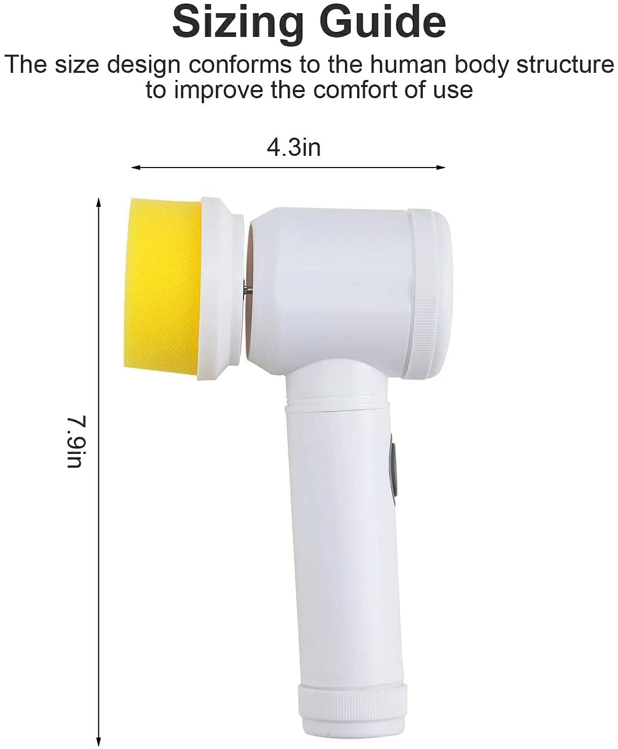 Rechargeable Electric Spin Scrubber with 3 Brush Heads - Powerful Cleaning Tool for Grout, Tiles, Bathtub & Kitchen Floors | Perfect for Bathroom, Shower, Sink & Hard-to-Reach Areas