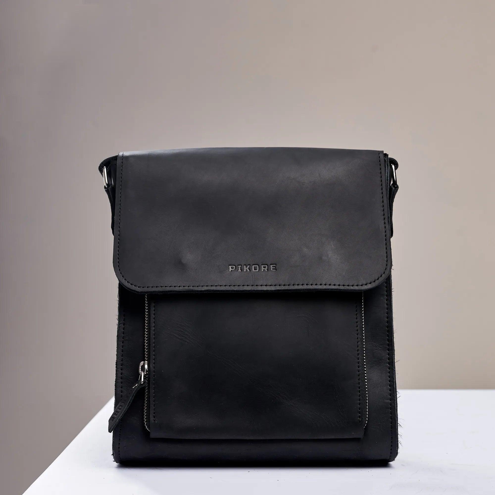 Premium Genuine Leather Satchel Bag for Women & Men - Stylish & Durable Crossbody Shoulder Bag - Perfect for Work, Travel & Everyday Use