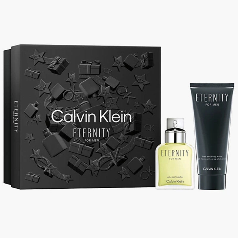 Calvin Klein Eternity Men's Eau de Toilette Gift Set - 2 Piece Cologne & Aftershave Duo for Men | Perfect for Date Night, Anniversary & Special Occasions