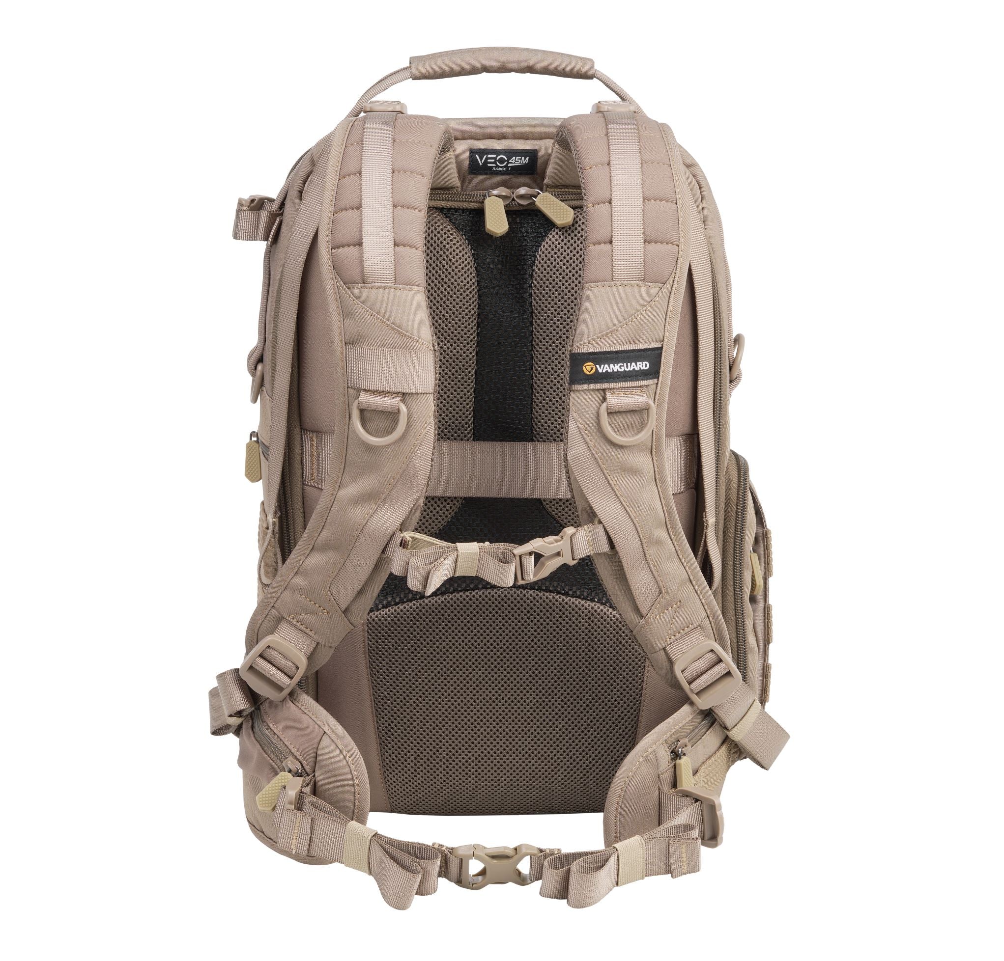 VEO RANGE T 45M BG Waterproof Hiking Backpack - Lightweight Travel Daypack for Outdoor Adventures, Camping & Daily Commute (Beige)
