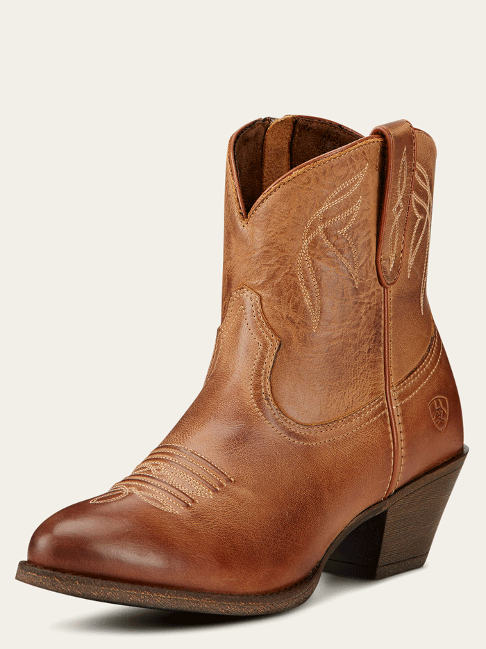 Ariat Women's Darlin Western Boots - Burnt Sugar Copper Color, Comfortable Cowgirl Boots for Country Dancing, Rodeo & Western Fashion