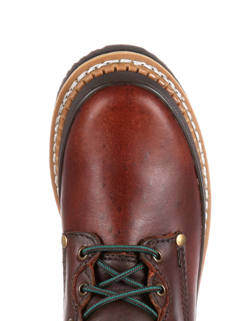 Georgia G6274 Men's Giant Work Boots - Brown Leather Steel Toe Safety Boots for Construction, Heavy Duty & Outdoor Work