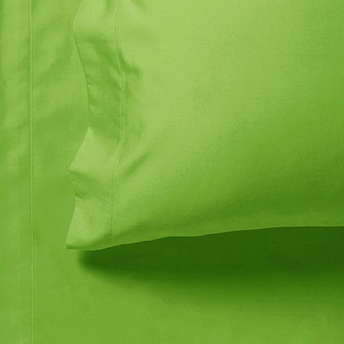 1000TC Ultra Soft King Size Bed Sheet Set - Green Flat & Fitted Sheets for Luxurious Comfort | Perfect for Master Bedroom, Guest Room & Hotel Use