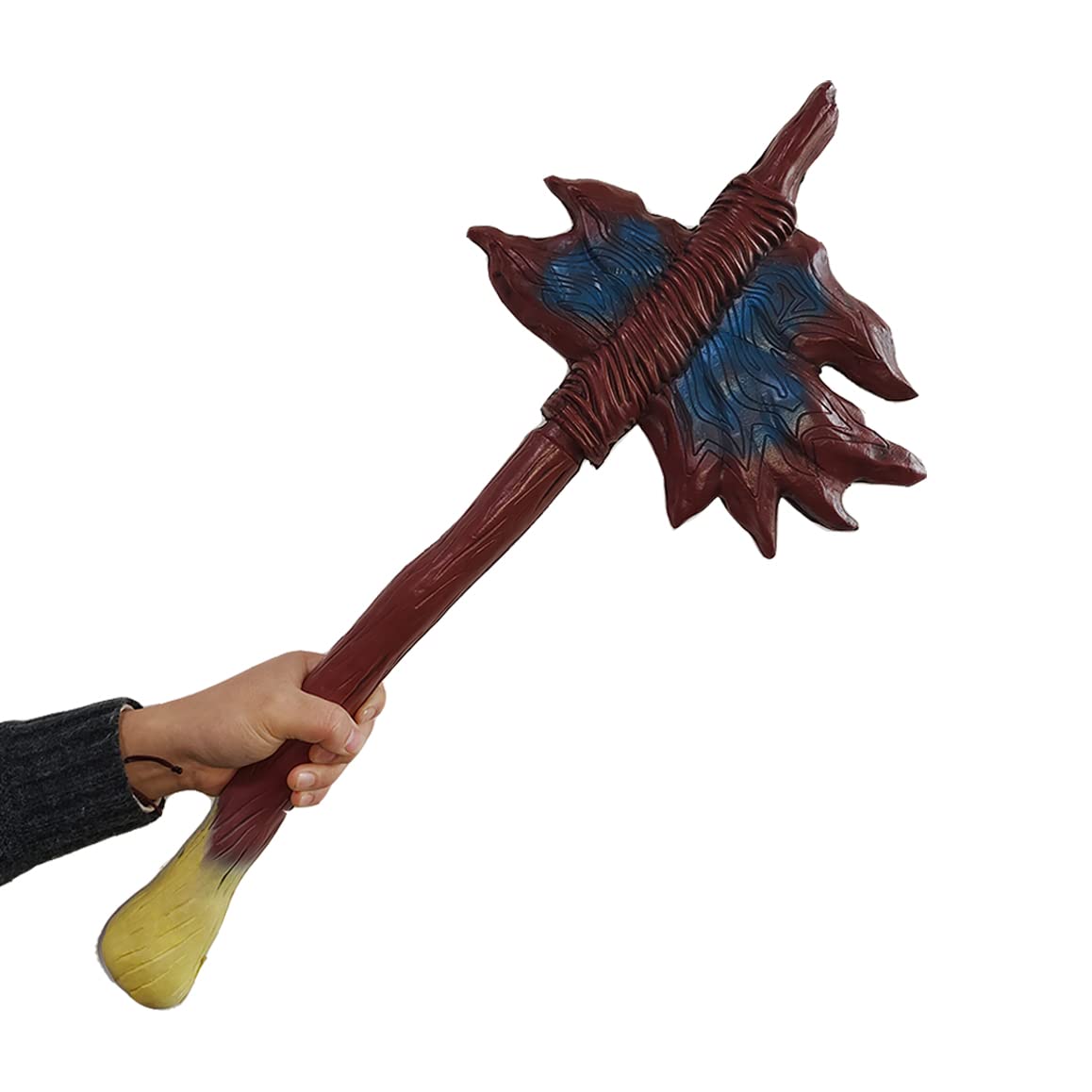 Three Pandas King Kong Battle Axe Toy - 61cm Foam Axe for Kids, Halloween Costume Party Props, Safe Weapon Toy for Children | Perfect for Cosplay, Role Play, and Themed Parties