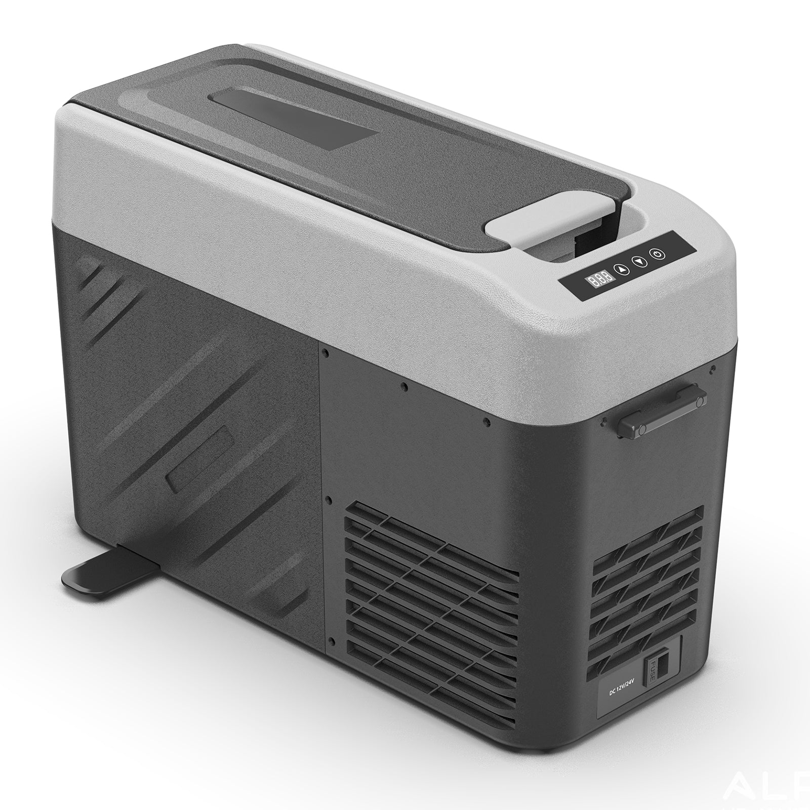 Alpicool KCF15 Portable Car Refrigerator 12V/24V DC & 110V AC, 15 Quart Compact Freezer for Camping, Road Trips, RV, Truck, Boat, and Outdoor Adventures