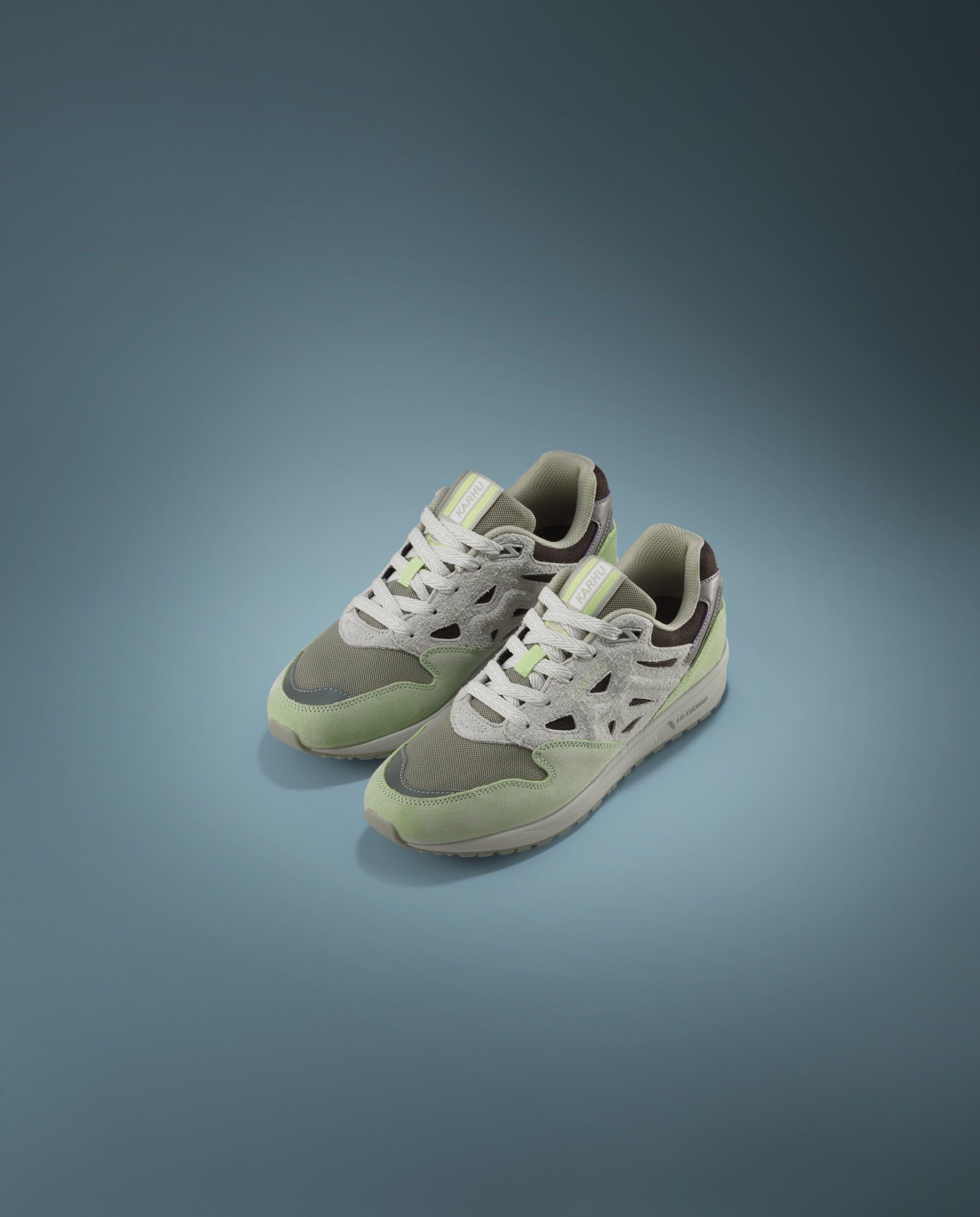 LEGACY 96 Sneakers - Shadow Lime & Dawn Blue Colorway | Stylish & Comfortable Running Shoes for Men & Women | Perfect for Gym, Jogging & Casual Wear