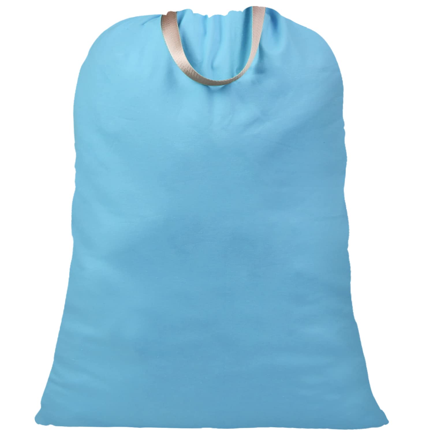 Extra Large Canvas Laundry Bag with Handles & Drawstring Closure - Heavy Duty Tear-Resistant Storage for Clothes, Travel, College Dorm - 25.5