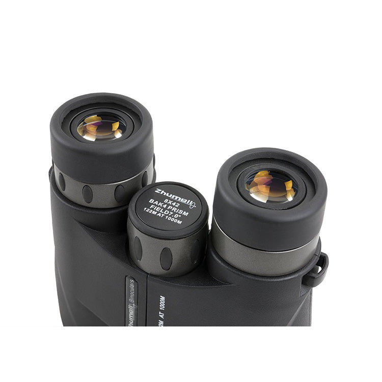 Zhumell 8x42 Short Barrel Waterproof Binoculars - Compact High Power Binoculars for Bird Watching, Hunting & Outdoor Adventures | ZHUA001