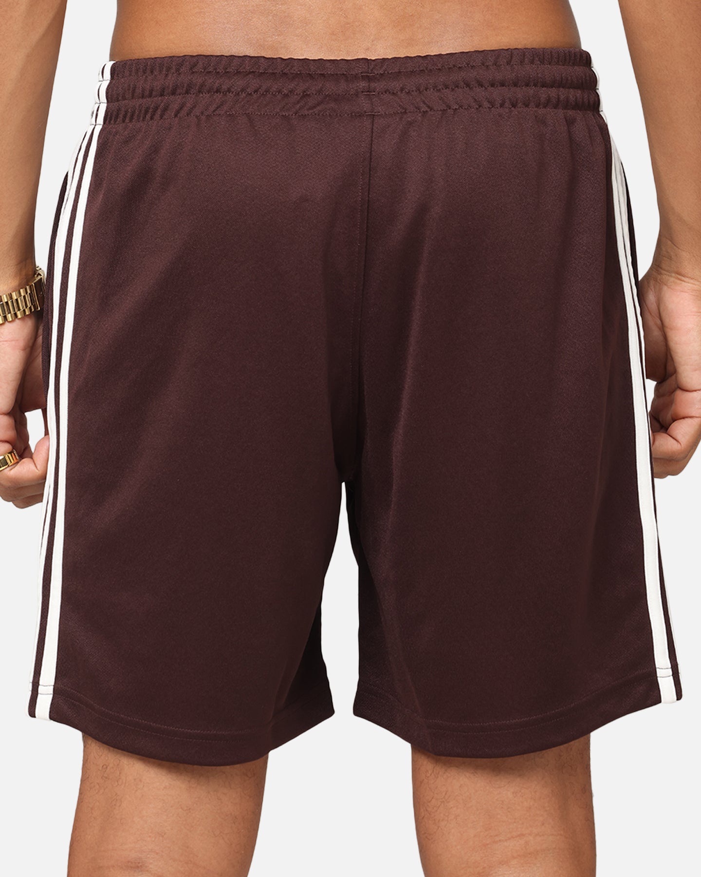 Adidas Men's Football Shorts - Brown Athletic Training Shorts for Soccer, Running & Gym - Comfortable & Breathable Sports Apparel