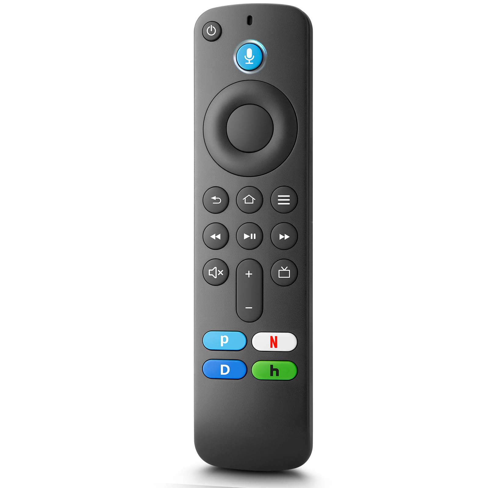 Replacement Voice Remote Control Compatible with Amazon Fire TV Stick, Fire TV Cube & Insignia/Toshiba/Pioneer Smart TVs - Hands-Free Voice Search, Streaming & Smart Home Control for Living Room & Bedroom Entertainment