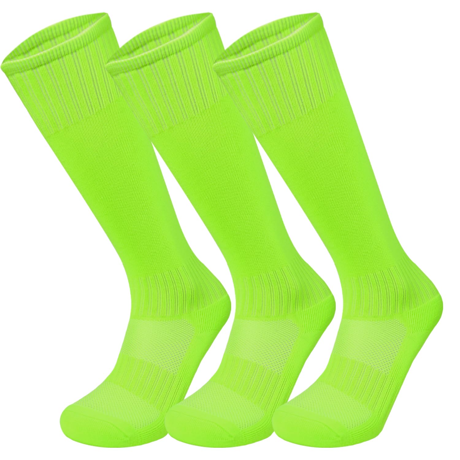 Marchare Boys Soccer Socks - Knee High Football Socks for Toddlers & Kids - Breathable Sports Socks for Boys and Girls - Perfect for Soccer, Football, and Athletic Training