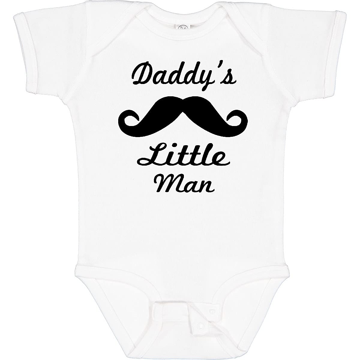 Inktastic Daddy's Little Man Baby Bodysuit - Cute Infant Onesie for Newborn Boys | Perfect for First Father's Day, Family Photos & Special Occasions