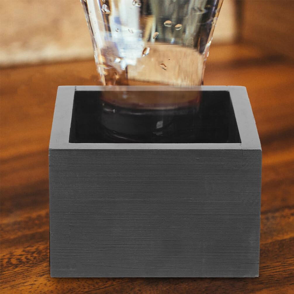 Premium Japanese Sake Cups Set with Square Wooden Storage Box - Traditional Handcrafted Sake Drinking Cups for Authentic Japanese Dining Experience - Perfect for Home Bars, Sushi Nights & Cultural Gift Giving