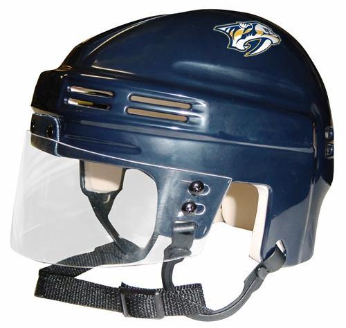 Nashville Predators NHL Collectible Mini Helmet with Picture Inside - FANZ Collectibles - Perfect for Hockey Fans, Sports Memorabilia Collectors, and Game Room Decor