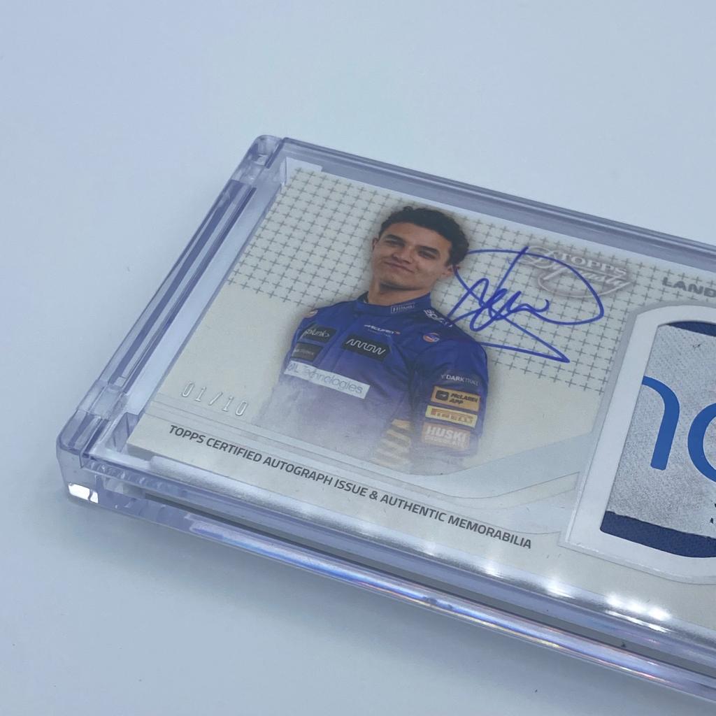 Lando Norris McLaren #4 Dynasty Autograph Patch LN III - Limited Edition Collectible for F1 Fans, Sports Memorabilia & Racing Enthusiasts - Perfect for Display, Gifts & Autograph Collections