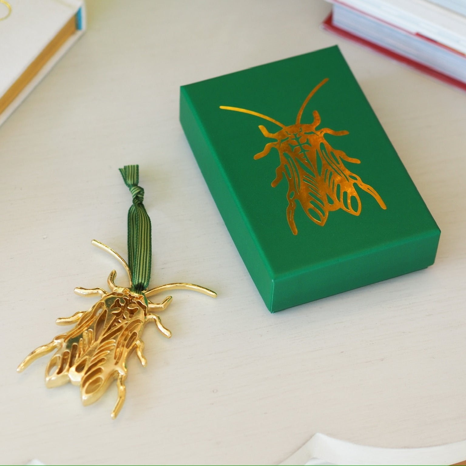 2024 Goldbug Collection Christmas Ornament - Handmade Holiday Tree Decorations for Xmas, Perfect for Home, Office & Gift Giving