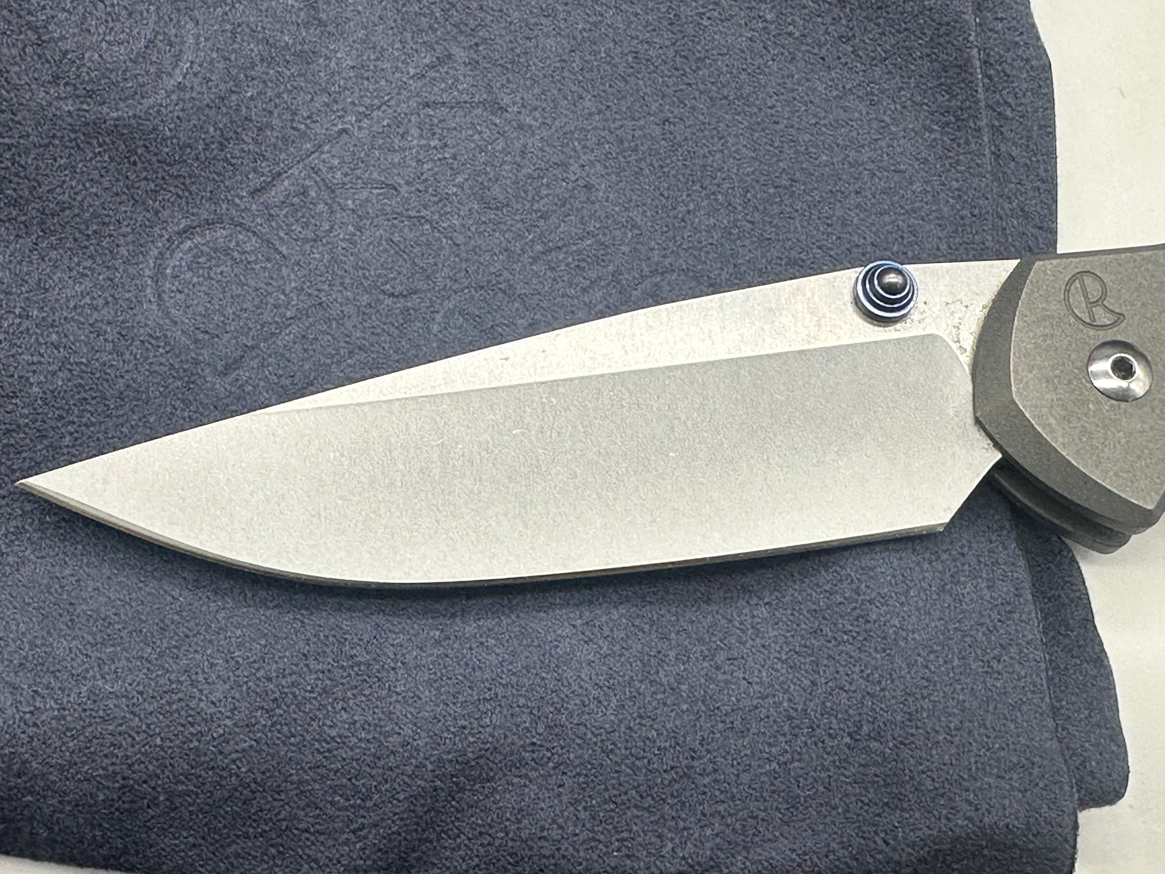 Chris Reeves CRK Large Sebenza 31 Folding Knife - Premium S45VN Steel Blade, EDC Pocket Knife for Outdoor Camping, Hunting & Survival Gear