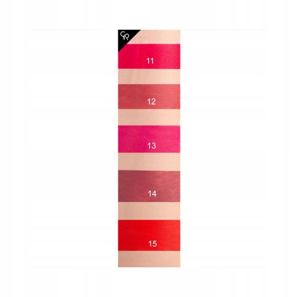 Golden Rose Velvet Matte Lipstick - #22 Roof Terracotta Red - Long Lasting Moisturizing Lip Color for Women - Perfect for Date Night, Parties & Everyday Wear