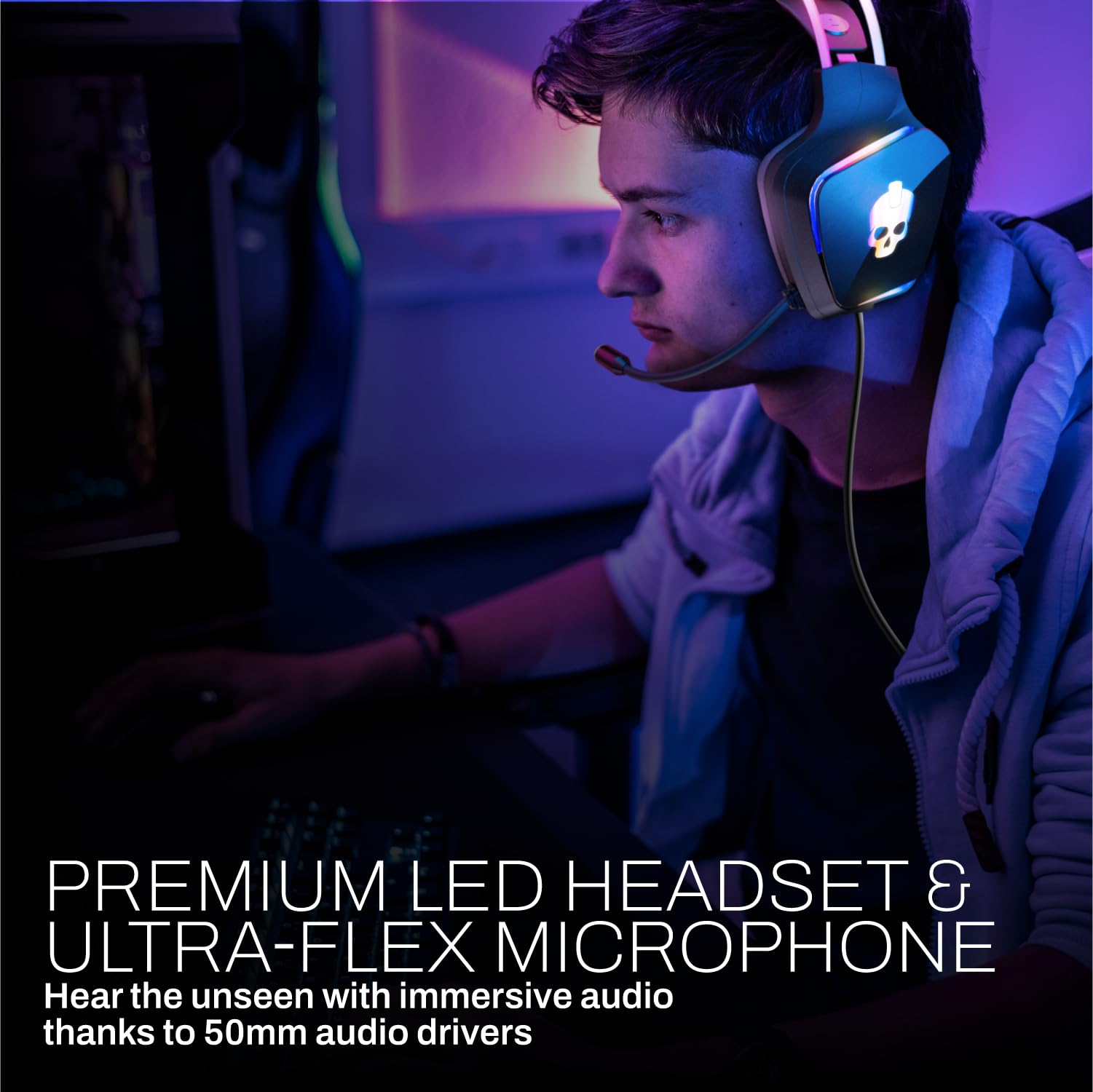 Codebreakers PC Gaming Bundle – 6-in-1 Gaming Accessories Set with RGB Keyboard, Gaming Mouse, Headset, LED XL Mouse Pad, Headphone Stand & RGB Light Strip – Perfect for Esports, Streaming & PC Gaming Setup