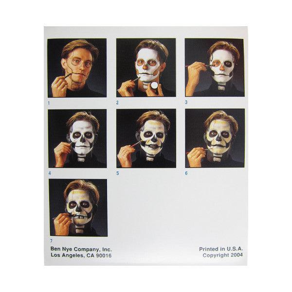 Ben Nye Professional Skeleton Makeup Kit - Halloween FX Special Effects Cosmetics - Perfect for Costume Parties & Theatrical Performances