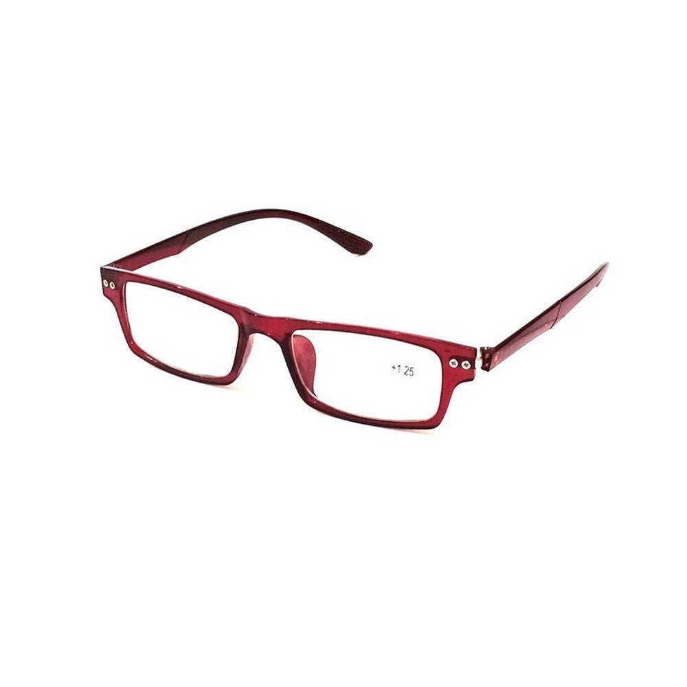 Wine Red Slim Computer Reading Glasses - Blue Light Blocking & Anti-Fatigue for Eye Protection | Premium Quality & Affordable | Perfect for Office Work, Gaming & Screen Time