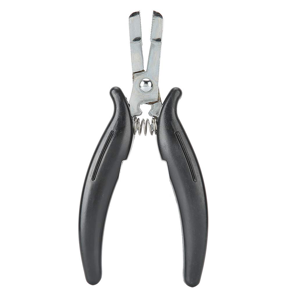 Professional Hair Extension Pliers for Micro Rings Beads - Black Hair Extension Tool for Seamless Micro Ring Installation | Perfect for Salons, DIY Hair Extensions & Styling at Home