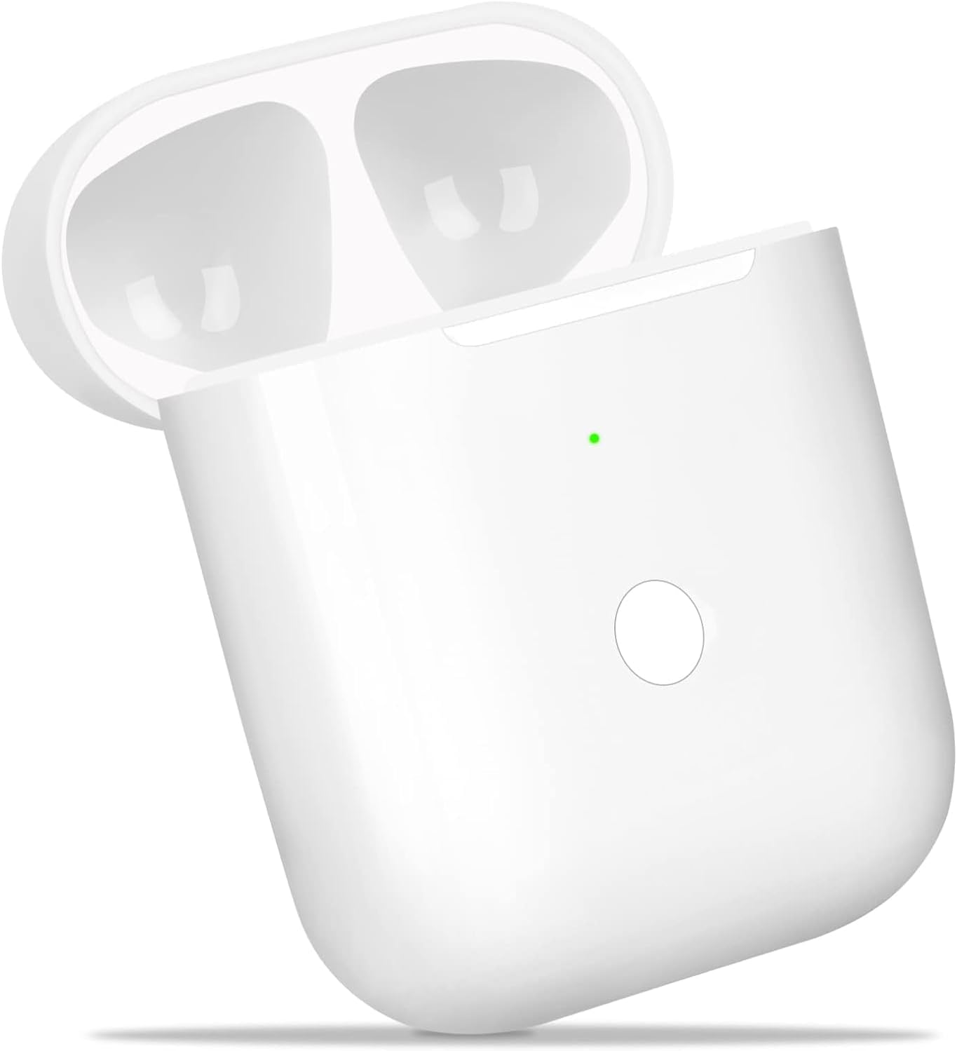 Wireless Charging Case for AirPods 1st & 2nd Gen - Portable Qi-Compatible Charger for iPhone Accessories | Perfect for Travel, Gym & Daily Commute