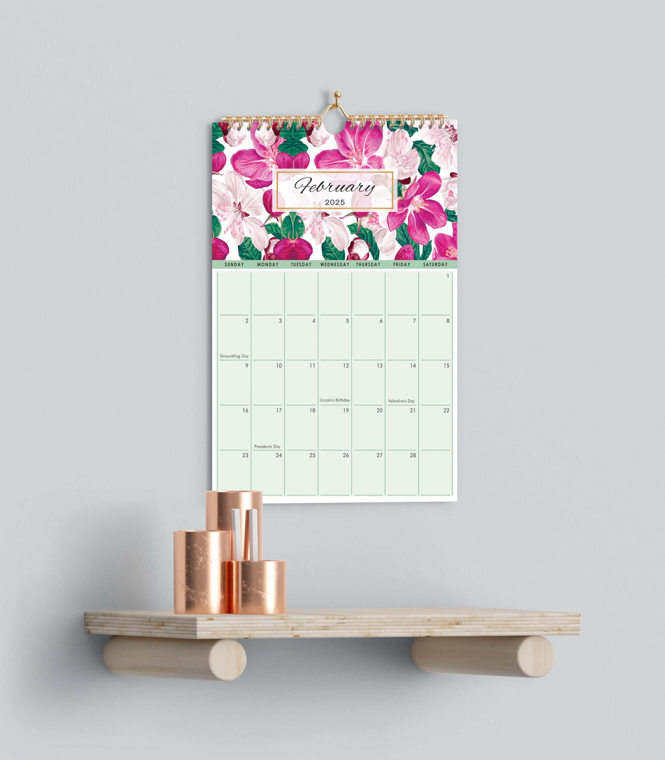 2025 Wall Calendar 12