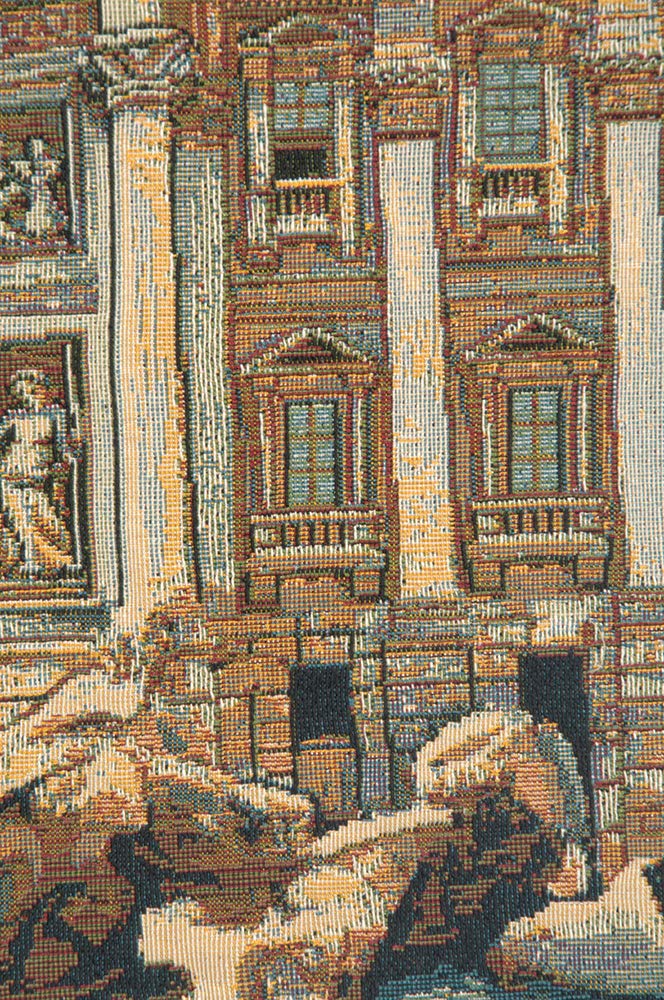 Charlotte Home Furnishings Fontana Di Trevi Italian Tapestry Wall Hanging - 12x19 Inch Viscose Cotton Polyester Blend Wall Art - Renaissance Home Decor for Living Room, Bedroom & Office