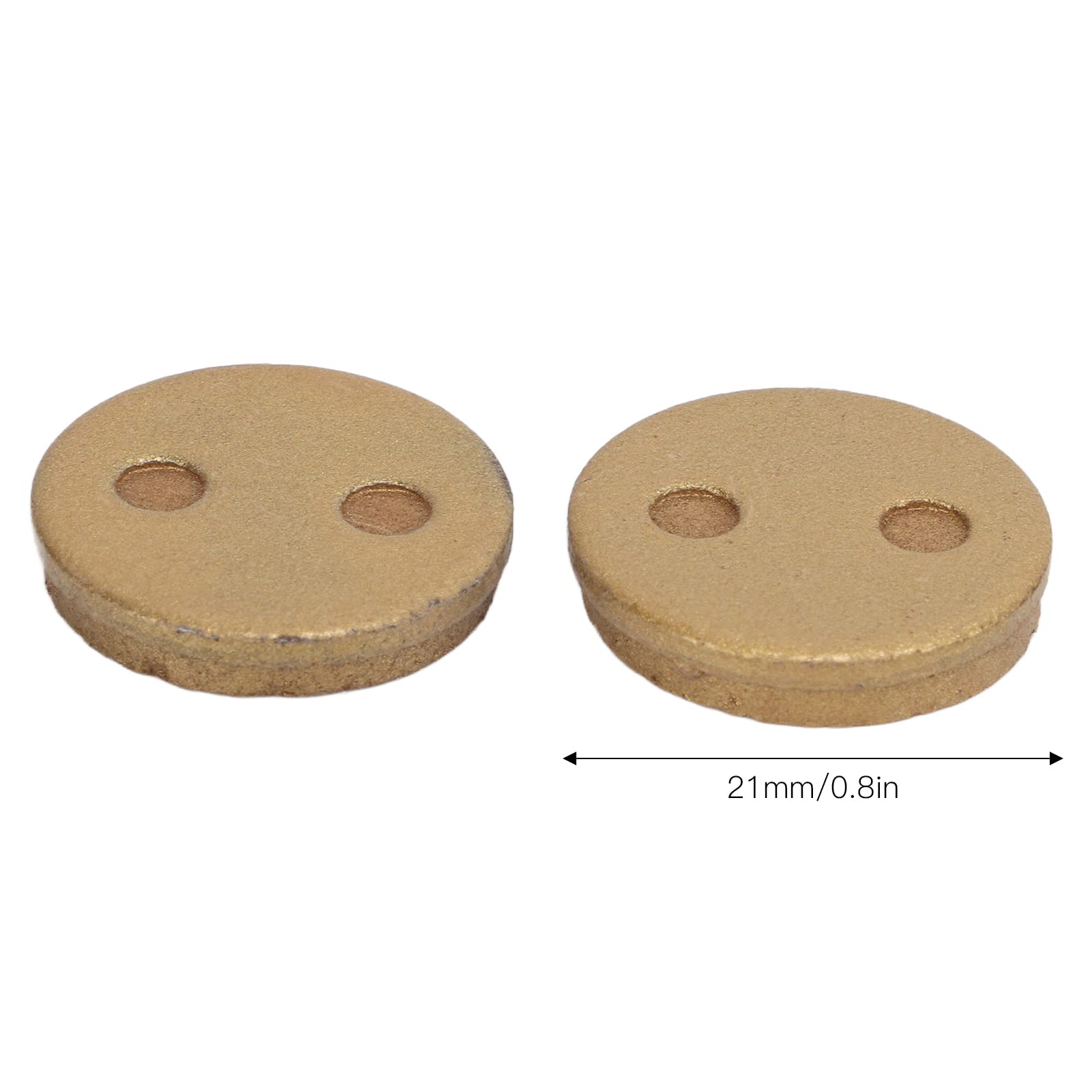 High Friction Metal Brake Pads 21mm - Replacement Heat Resistant Brake Pads for Xiaomi M365 & 1S Electric Scooter - Perfect for Urban Commuting & Last Mile Transportation